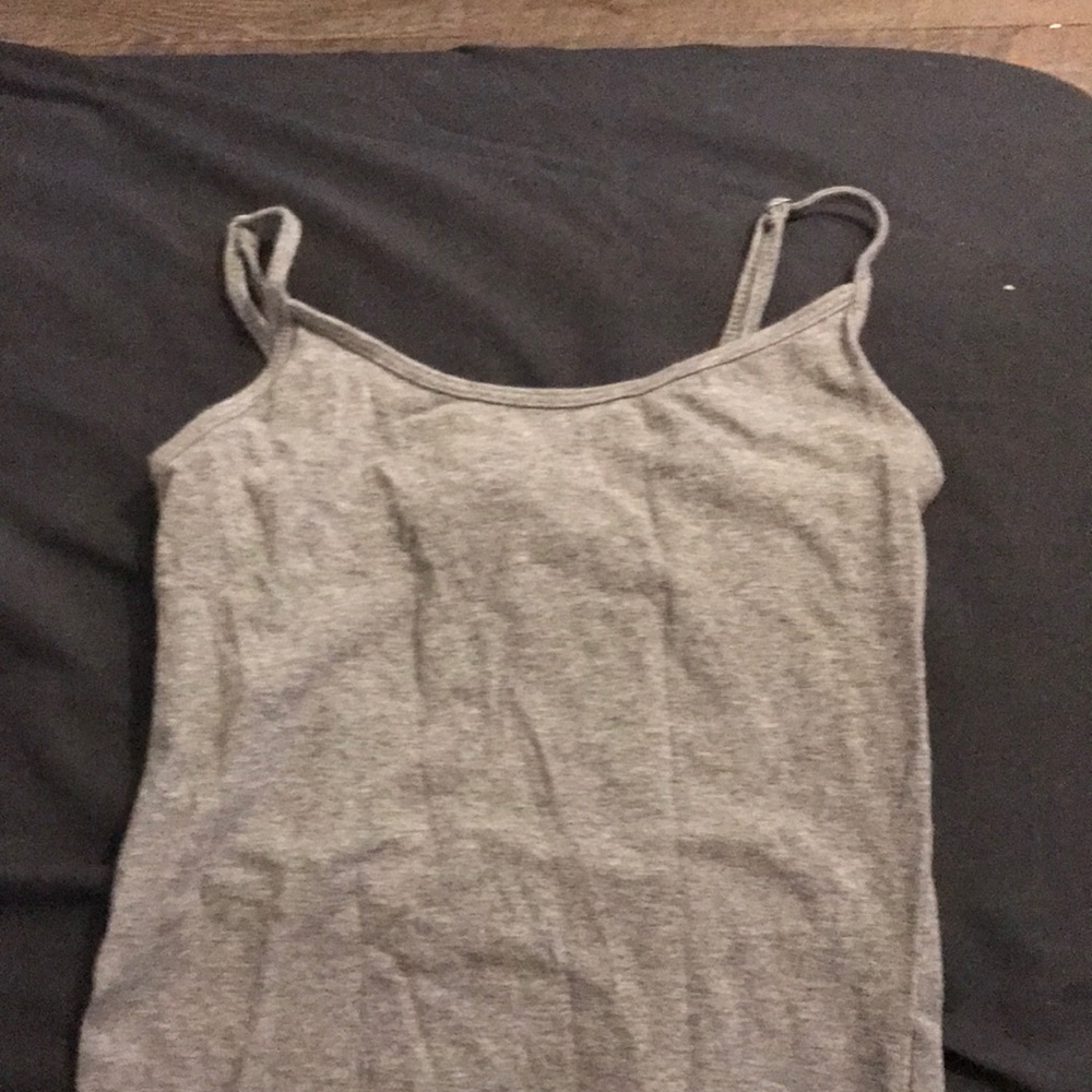 Grey Spaghetti strap